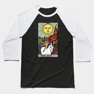 The Sun Tarot Card Rider Waite Baseball T-Shirt